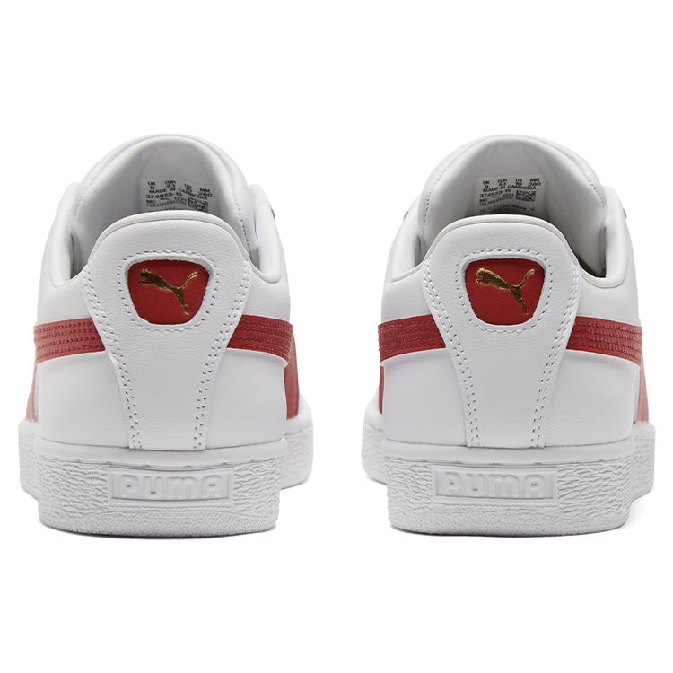 Puma Basket Classic 21 White Chili Oil Men Sneakers 374923-15