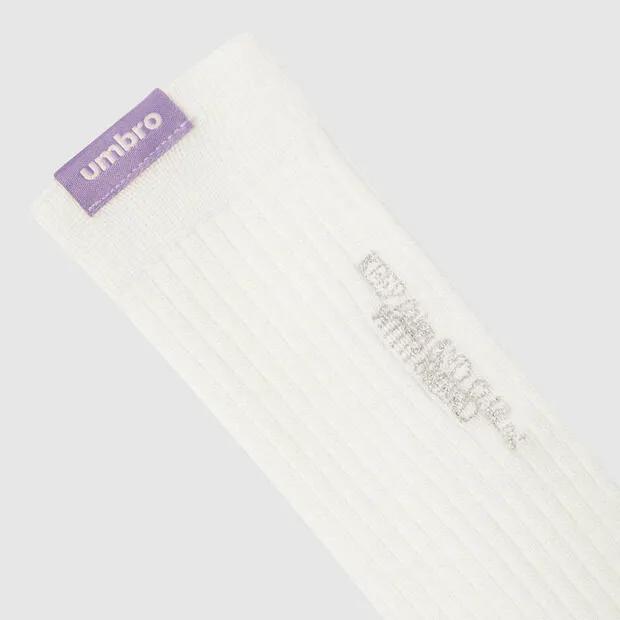 Light Breeze Women's Crew Long Socks White (UQ223CSC63)
