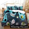 Cartoon Mugman Cuphead Bedding Set Duvet Cover Bed Set Quilt Cover Pillowcase Comforter king Queen Size Boys Adult Bedding Set