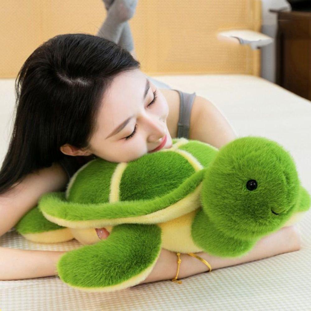 Fluffy Turtle Stuffed Doll Soft Turtle Animal Plush Doll Turtle Plush Toys Children Gift