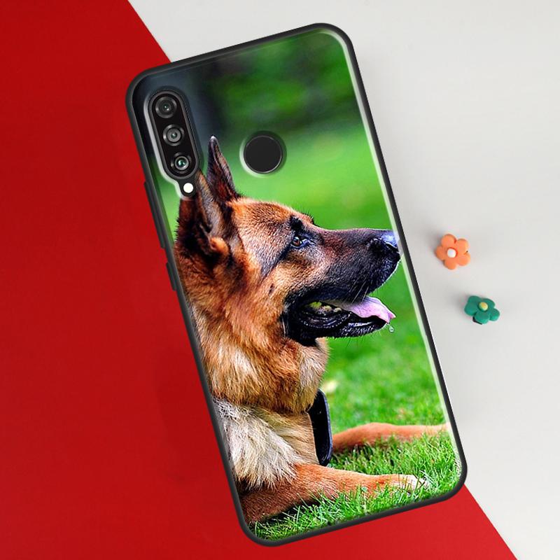 German Shepherd Dog Case For Honor 50 8X 9X 10i Cover For Huawei P30 P40 Lite P50 P20 Pro P Smart 2019 Nova 5T