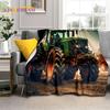 Retro Tractor Car 3D Truck Soft Flannel Blanket for Beds Bedroom Sofa Picnic ,Throw Blanket for Cover Outdoors Leisure Gift