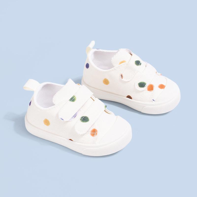 

Boy s Cute Girls Canvas Shoes for Casual Wear with Soft Soles 27 бежевий
