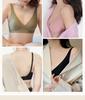 French Nude Seamless Wireless Jelly Bra Set for Women: Small Bust Push-Up, Thin, Anti-Sagging, Shaping.