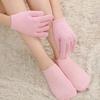 Hydratační ponožky Gelové Aloe Ponožky do lázně na nohy s vitamínem E Opakovaně použitelné Exfoliační Ponožky proti praskání pro Odstraňovač suché odumřelé kůže Péče o nohy