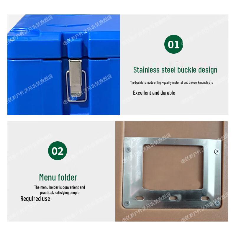 Boîte alimentaire isotherme portable 30L