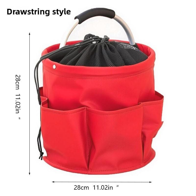 Oxford Cloth Collapsible Camping Basket With Multifunctional Storage For Outdoor Picnic And Home Organization
