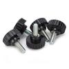 5Pcs Clamping Knob Screw Handgrips Male Thread Hand Tightening Fasteners M8x32x20