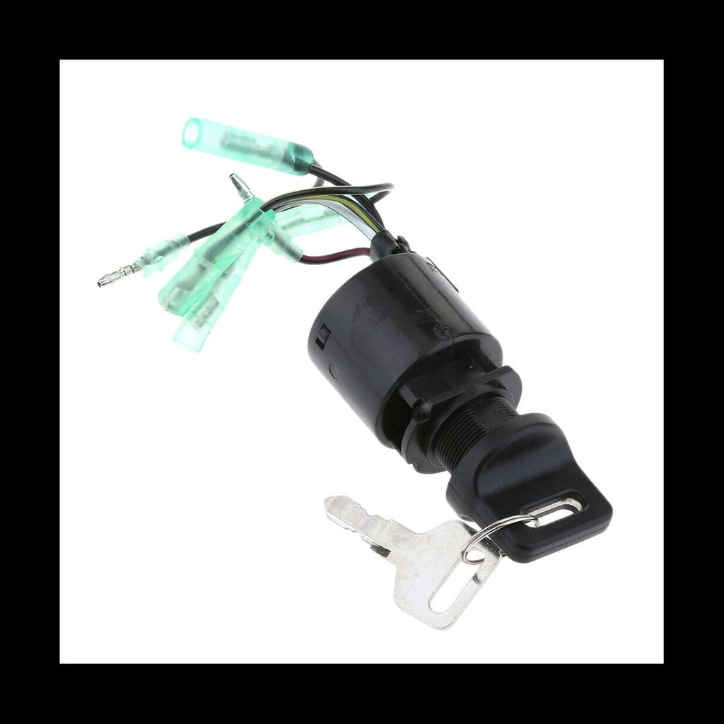 35100-ZV5-013 Ignition Switch Assembly with Key Replacement Fit for Honda Outboard