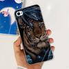 For Apple iPhone 4 Case Popular Flower Astronaut Clear Funda Soft Silicone Cover For iPhone 4s 4 S Bumper for iPhone4 Coque Capa