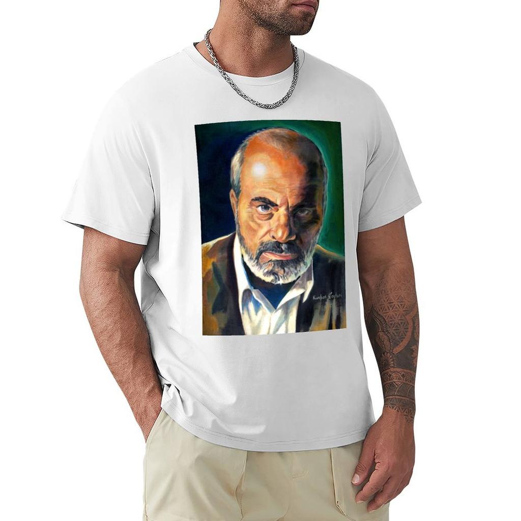 Stelios Kazantzidis Portrait Painting Tshirt Moisture Control Sports Tee