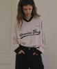 Obeodyupeulleeo Sporty Track T-Shirt_Cream/Brown