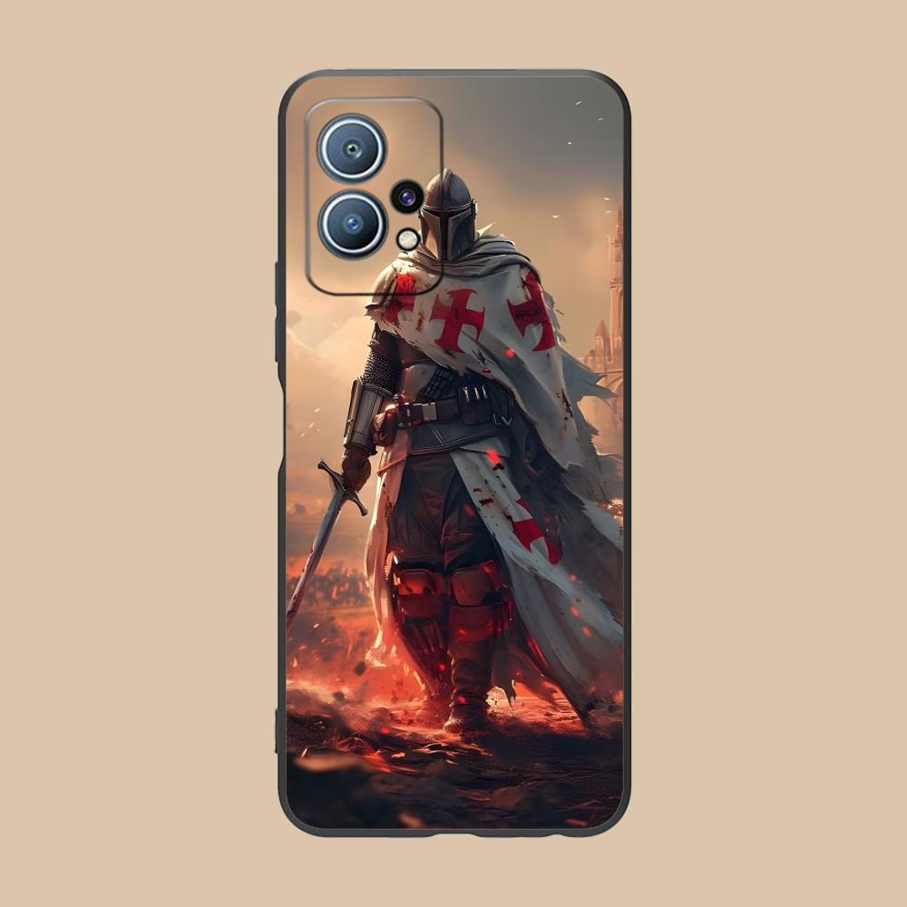 

Templar Knights Mobile Phone Case for Huawei P60 P50 P40 P30 P20 P10 P9 P8 Pro Lite Plus Colorful Printing Cover Cover Pretty Huawei P8