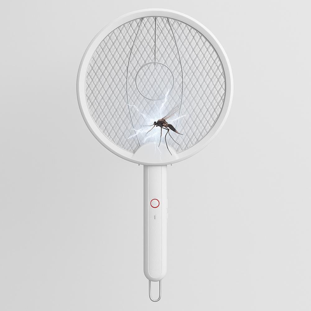 UV Light Mosquito Killer Lamp Foldable Physical Mosquito Trap Racket Fly Bug Zapper  Household
