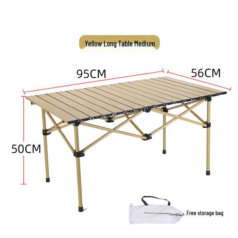 Portable Folding Outdoor Table: Ideal for Camping, Fishing, Picnics, and Barbecues. Lightweight and Easy To Carry.