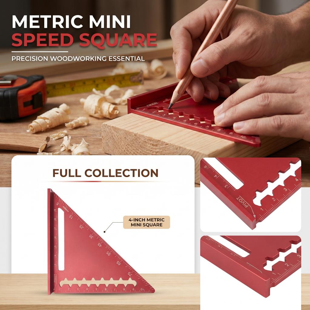 Ruler 4 Inch Metric Scale for Drafting and School Use
