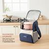 New Double Pull Insulation Bag Large Capacity Lunch Bag Ice Bag With Shoulder Strap Large Opening Easy Carry Food Container