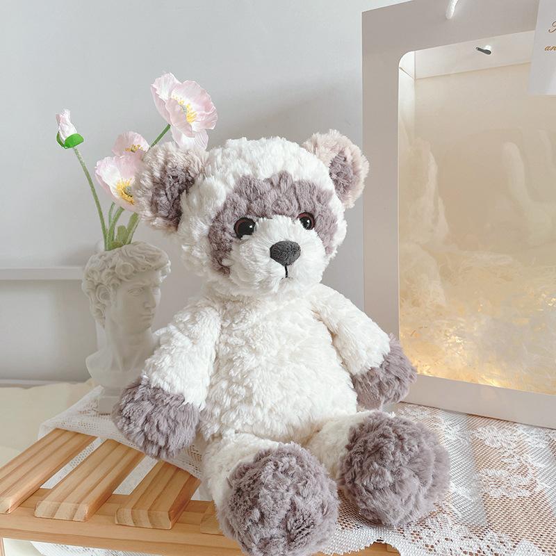 Cute Cute White Raccoon Doll Child Holiday Gift Soothing Doll