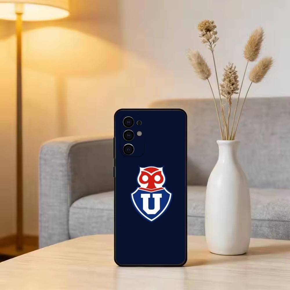

U de Chile Phone Case Black Silicone Soft For Samsung S25,S24,S21,S22,S23,S30,Ultra,S20,Plus,Fe,Lite Samsung S22ULTRA5G