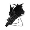 Masquerade Party Hair Accessories Korean Style Headband Sequin Hair Band Feather Headwear