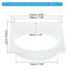PATIKIL 200mm Duct Connection Flange, 2-Piece Set, Dryer Vent Wall Plate, Square-Round Straight Duct Plate for Heating, Cooling, and Ventilation Fans,