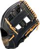 ZETT Youth Baseball Soft Black X Pastel Brown BJGB74520F Glove, Steer, All-Around, Left-Handed Throw, (1932), Size Small,