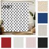 Tende da Doccia Decorative per Vasca da Bagno a Pois con Ganci, Tenda da Bagno in Tessuto Impermeabile, Accessori Decorativi Bagno Moderni Retrò Vasca da Bagno