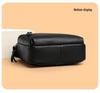 Men's Genuine Leather Single Shoulder Crossbody Bag - Lightweight Top Layer Cowhide Casual Backpack