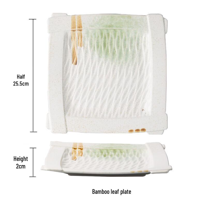 Dairuien Japanese Style Ceramic Dinner Plate 2-Pack