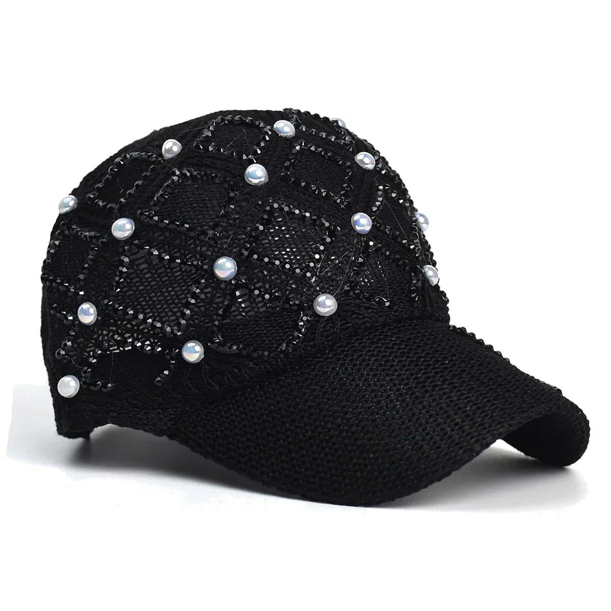 

Women s Summer Baseball Cap - UV Protection Sun Hat, Adjustable Straw Hat for Outdoor Beach, Casual Solid Color Sunscreen чорний