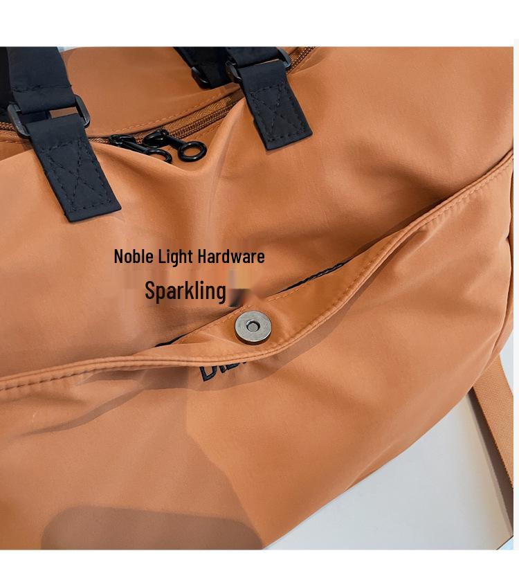 Women's Large Capacity Expandable Duffel Bag - Lightweight, Fashionable, Crossbody for Business Trips and Sports Fitness