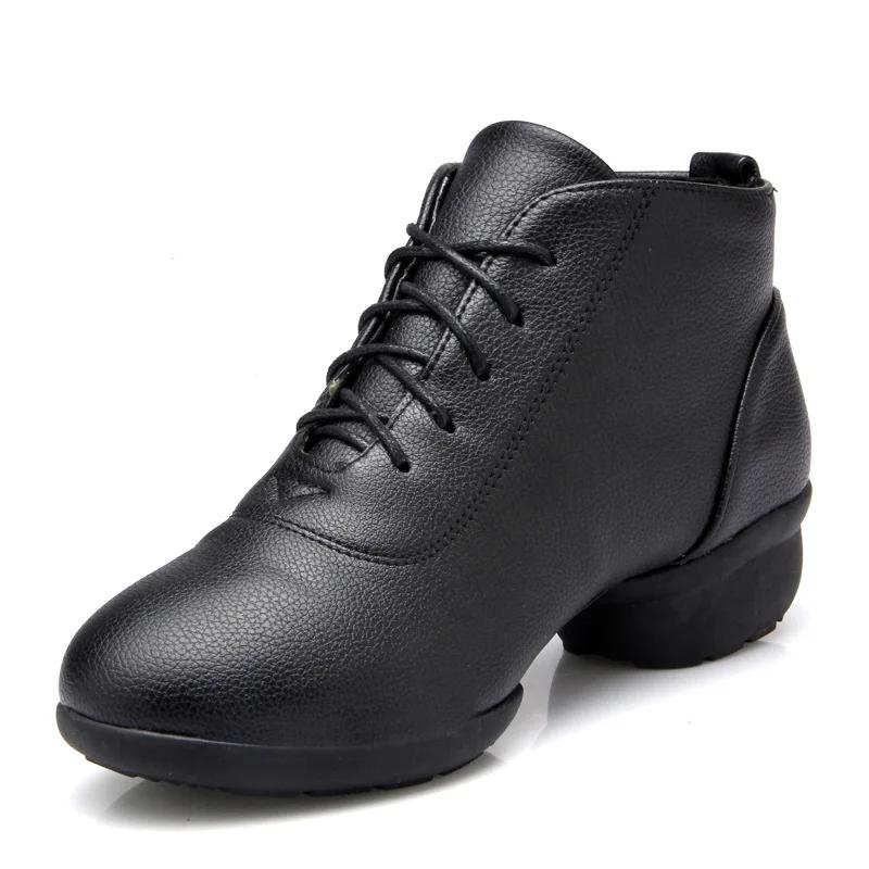 Women Jazz Dancing Shoes Woman's Dance Sneakers Female Black Red Ladies Modern Ballroom Girl's Sports Shoes Size 34-42