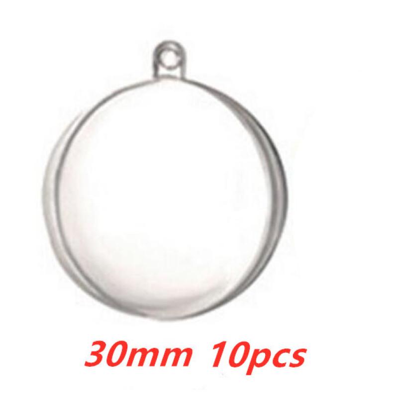 Transparente, hohle Plastikkugel, die als Weihnachtsdekoration für Süßigkeitenschachteln und zum Aufhängen ewiger Blumen verwendet wird.