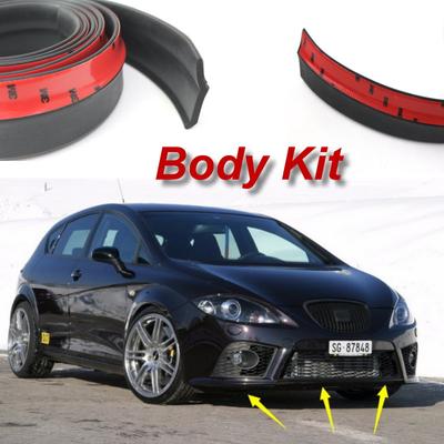 Lyudmila Do SEAT Leon 1M 1P 5F / Listwa zderzaka Obniżenie samochodu Body Kit / Spoiler Przedniego Tylnego Zderzaka / Gumowy Deflektor Zderzaka