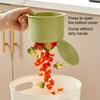 Household Kitchen Sink Hanging Strainer Basket Food Residue Filter for Drainage and Cleaning with Handle Design for Easy Installation and Removal