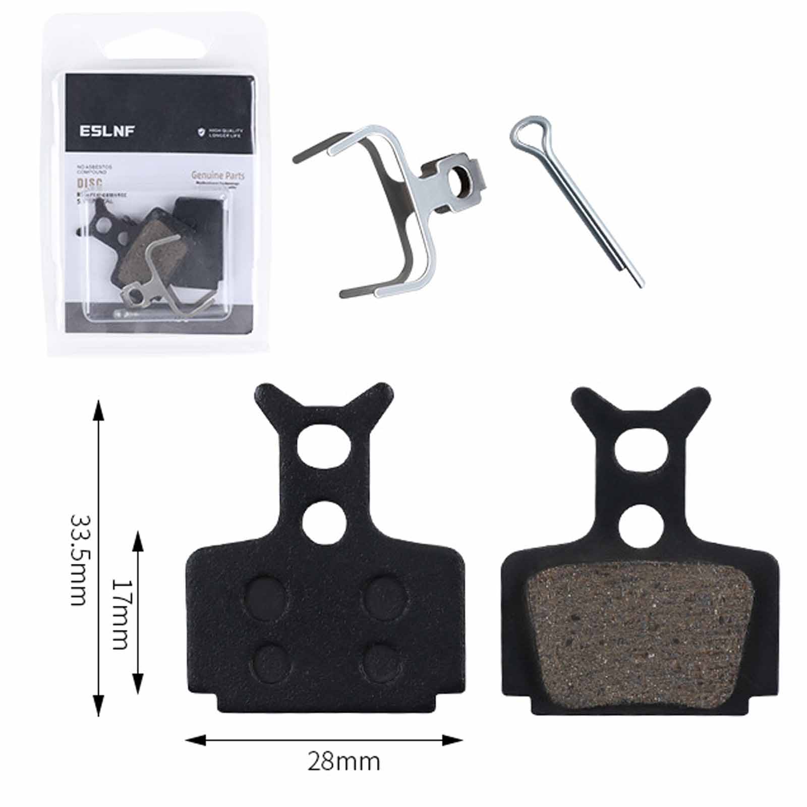 

Mountain & Road Bike Brake Pads – Disc Brake Replacement for , Road Cycling & Bikes One Size