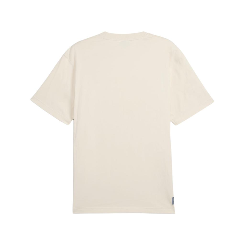 Puma Graphic Club De Course Fashion Comfortable Soft Short Sleeve T-Shirt Unisex Tops Off-White 626729-87