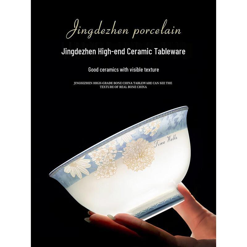 Set di Piatti in Ceramica Jingdezhen JINGRX