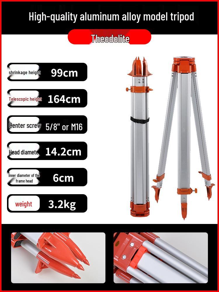Total Station Tripod: Theodolite & Level Holder, Survey Instrument Accessory