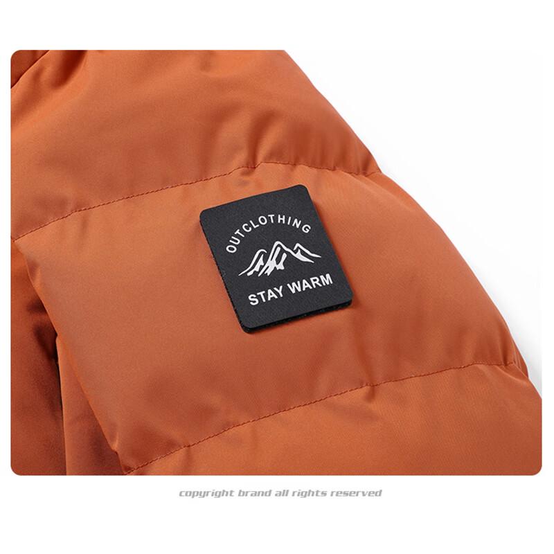 Mark Fairwhale Men's Casual Thickened Hooded Puffer Jacket