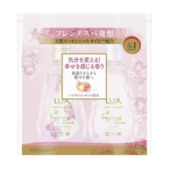 LUX Luminique Happiness Bloom Pump Pair 450g+450g Shampoo Lavender, Water Lily