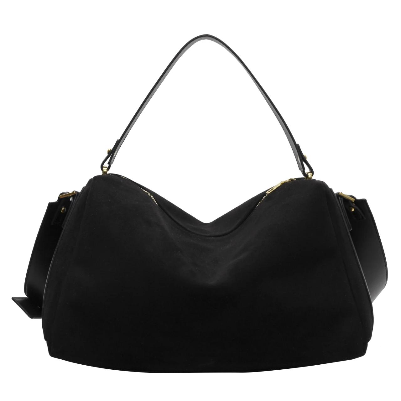 

Матова ПУ-блискавка, суцільна кольорова сумка на плече великої місткості, зимова нова модна жіноча універсальна високоякісна сумка через плече