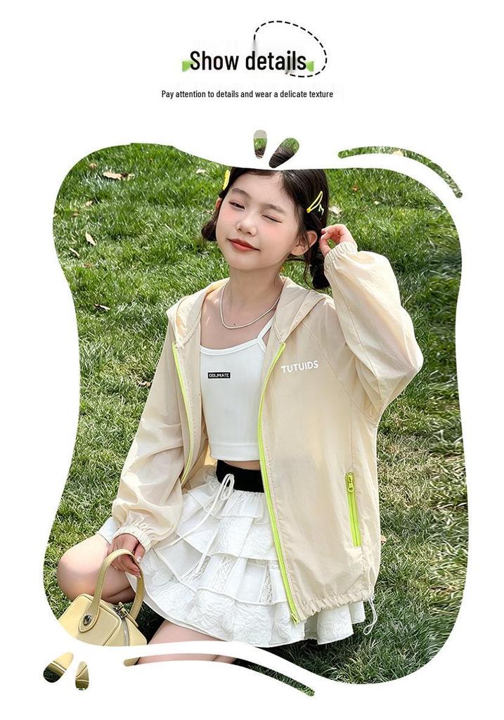Girls' Summer Sun Protection Jacket - 2026 New Style for Kids