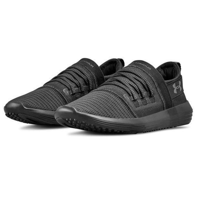 Under Armour Vibe Sportstyle Durable Non-Slip Low-Top Sneakers Women Sneakers Black 3020372-002