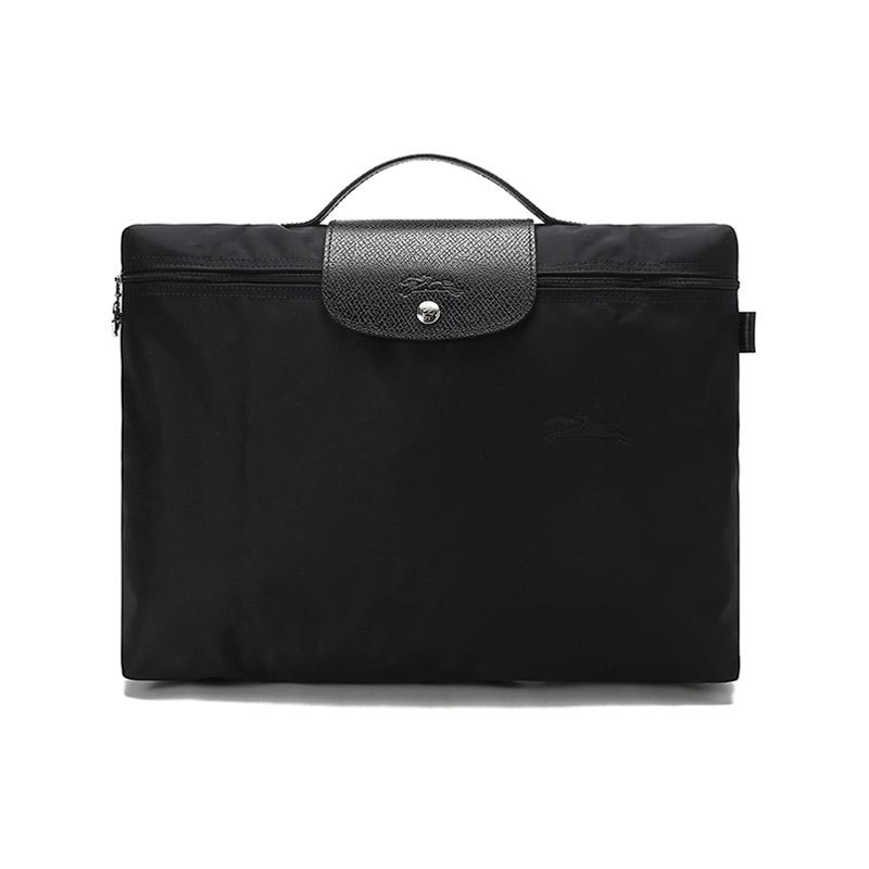 

Longchamp Le Pliage Green 37 Eco-Friendly Zipper Handle Canvas Tote Bag Women tote bags Black 2182919001 Black