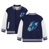 Farbblock-Baseballjacke für Jungen und Mädchen - Frühjahrs-/Herbststil, Samtfutter, Mittlere Dicke für Kinder