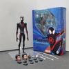 Gwen Shfiguartsspider Miles Morales Action Figure Articolate in PVC con Parti Sostituibili Giocattoli da Collezione per Fan di Anime
