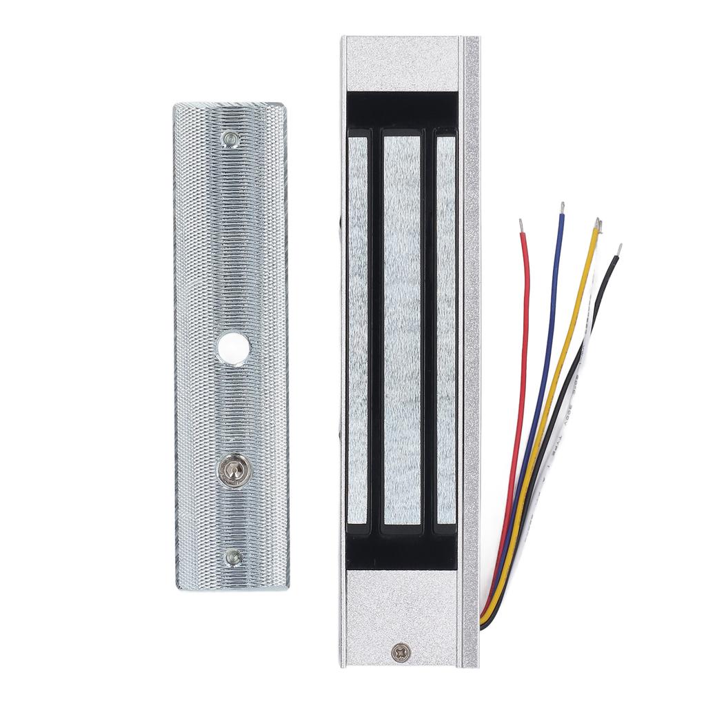 Electric Magnetic Lock 180KG 350lbs DC 12V NC Mode Five Wire Electromagnet Lock for Single Door Access Control System