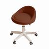 Adjustable Dressing Chair Five-Point Base Rolling Curved Backrest