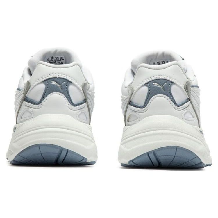 Puma Tevaris Nitro Metallic Fabric Synthetic Leather Casual Low-Top Lifestyle Shoes Women Sneaker White Blue 391098-04